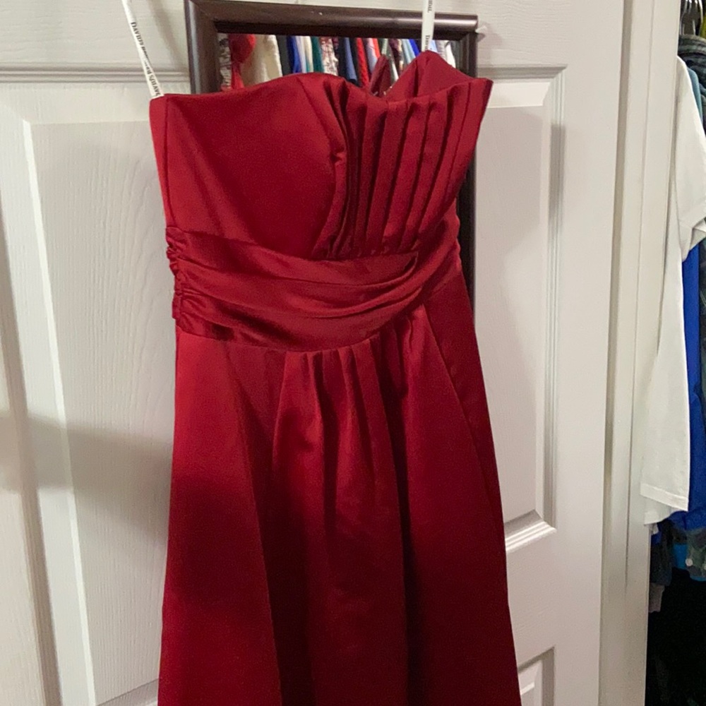 Red David’s bridal dress